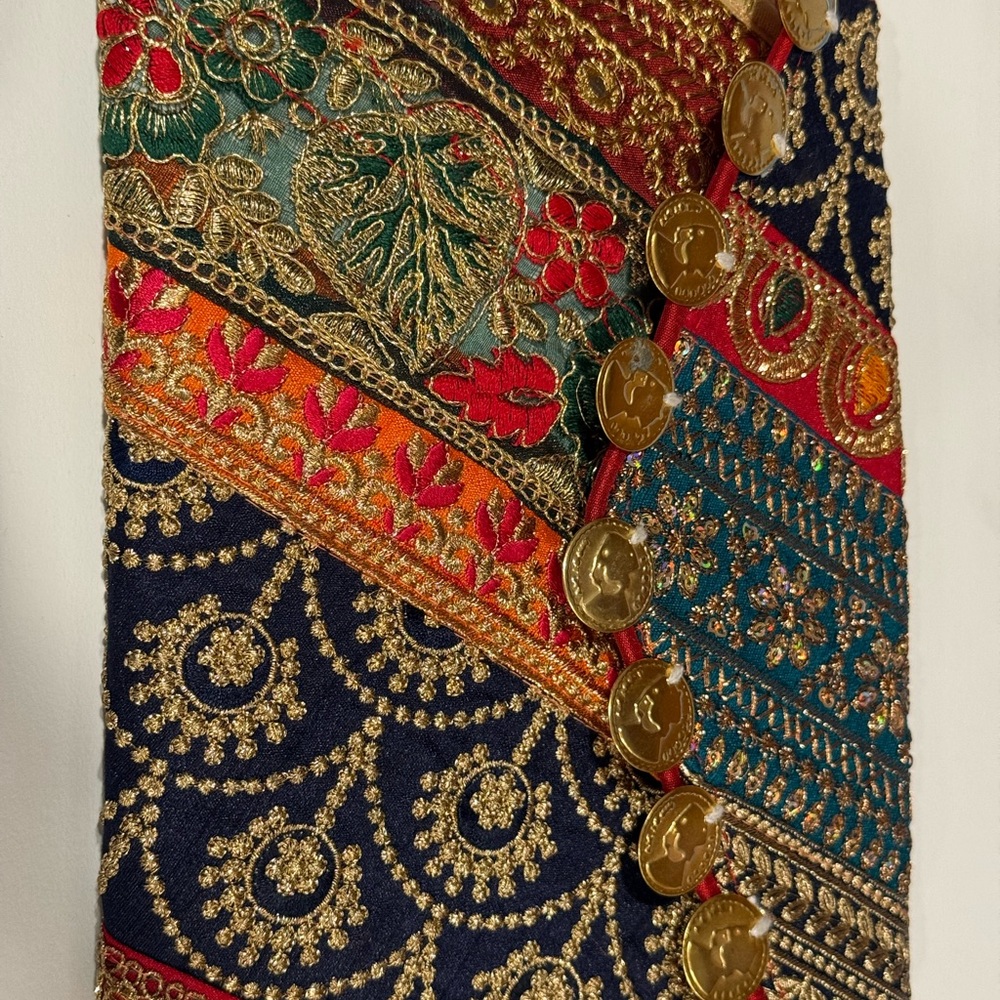 India Boutique Multicolor Embroidered Clutch $25 each - Picture 16 of 16